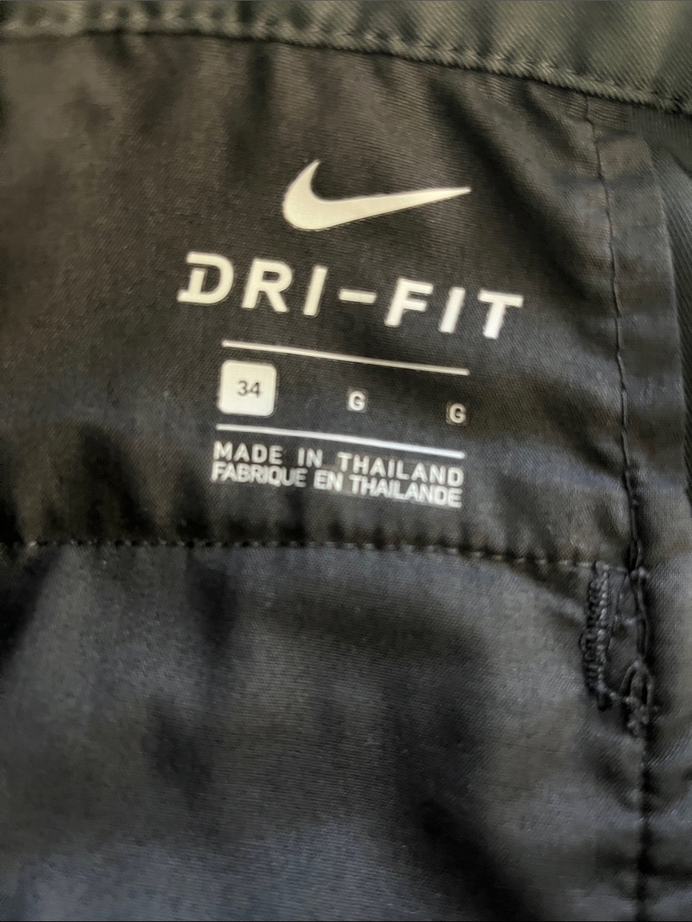 Nike Black Men's Size 34 Performance Golf Shorts - Picture 4 of 5